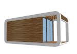 Luxury Cabin With Light Steel Frame Design, Prefab Hotel Unit Small Modular