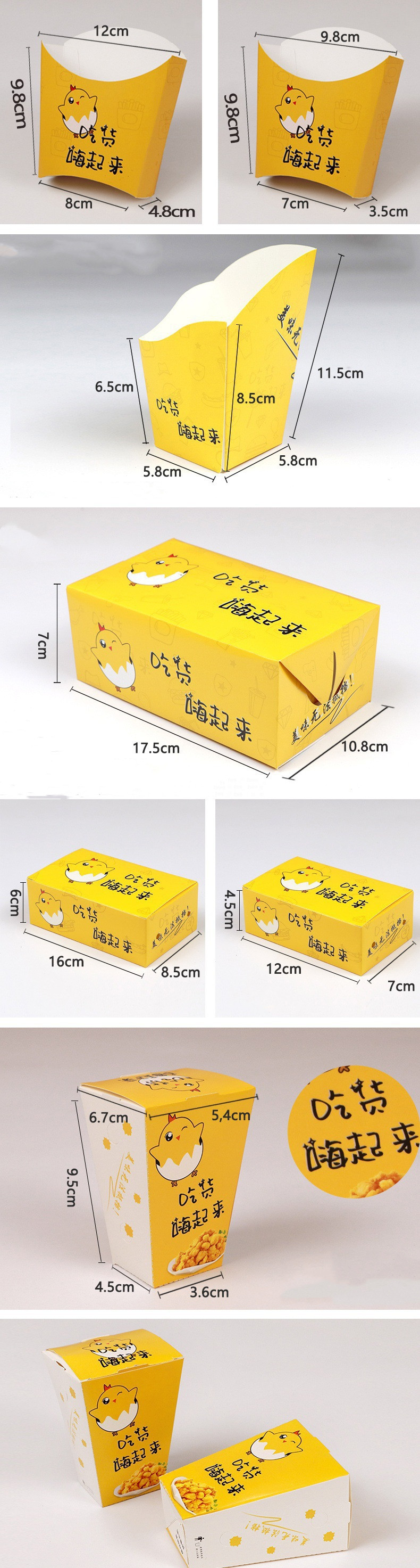 Bio Paper Carry Out Boxes Food Packaging Takeaway Kraft Food Containers
