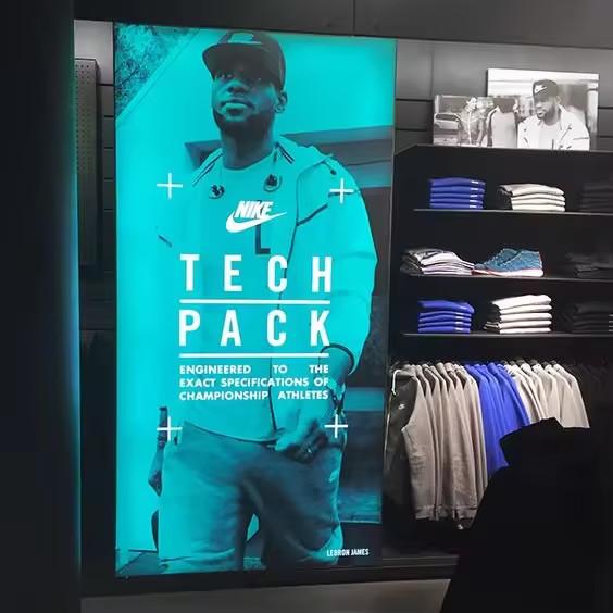 UV Soft Film Advertising Light Boxes Retail Malls Light Box Outdoor Signs Ultra