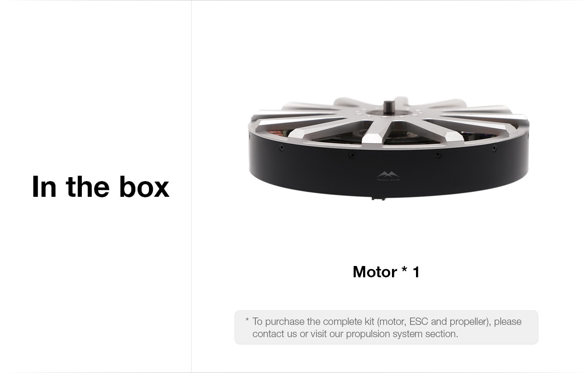 Robust Brushless Motor Electric Lightweight 23850 Motor For Paraglider