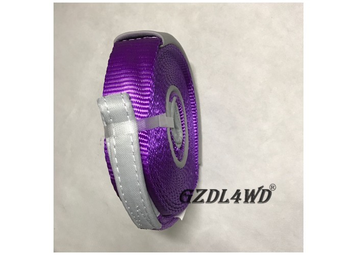 Recovery Tow Strap 5 Ton OEM , Flat Heavy Duty Tow Rope 4x4 Off Road Cut Resistant