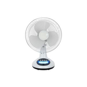 Quality Hot sale good price solar 12 inch rechargeable table fans with LED light wholesale