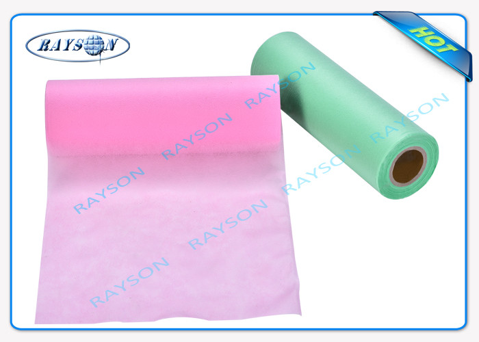 Pink Disposable Medical Non Woven Cloth 100% Raw Material Environmental