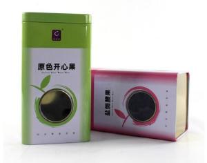 Quality Wholesale Pastoral Nuts Tin with Window wholesale