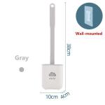 Daily Bathroom Silicone Wc Brush Wall Hanging