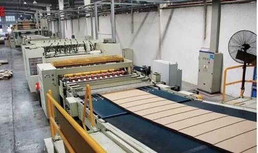 Electric Driven Fully Automatic Single Facer Corrugated Cardboard Production Line