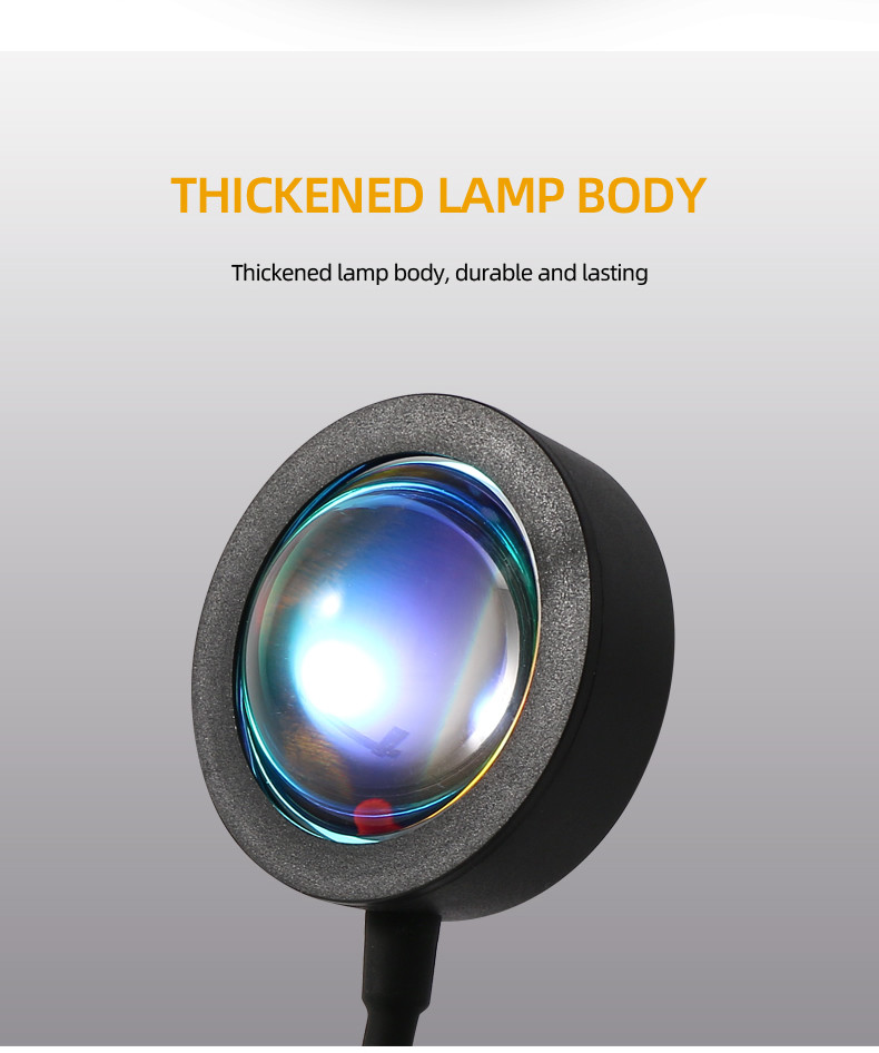 Indoor Sunset Projection LED Light Atmosphere USB Energy Saving