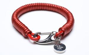 Quality Leather Bracelet, Stainless Steel Clasp, 8 Inches wholesale