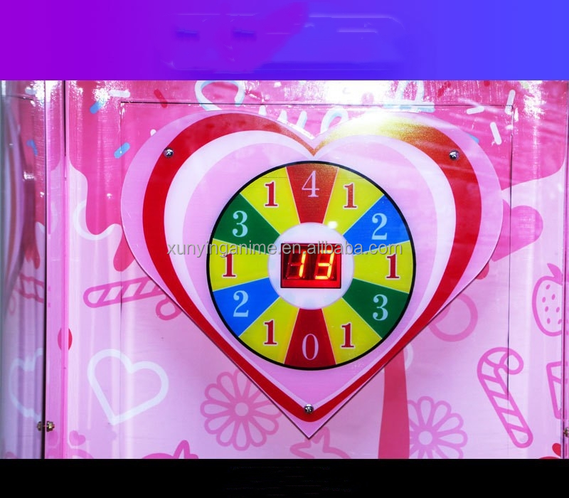 EU/US/UK/AU Plug Coin Operated Candy House Vending Gift Machine with Customized Design