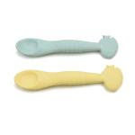 BPA Lead Vinyl Free Silicone Feeding Spoon Gum Friendly