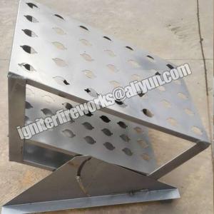 Quality Dia1.2inch 35shots Iron Metal Mortar Racks for fireworks show wholesale