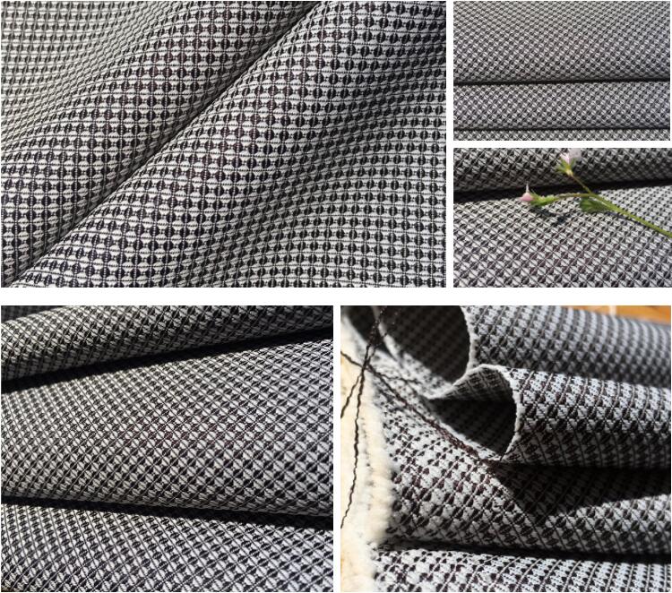 300D Polyester Woven Jacquard Beauty Textured Fashion Garment Fabric For Suits Blazers Medium Weight