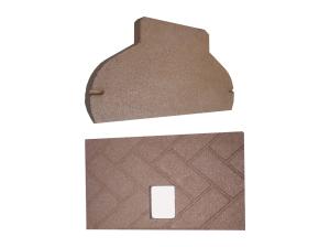 Quality Vermiculite Baffle Fireplace Insulation Board Heatproof Non Toxic wholesale