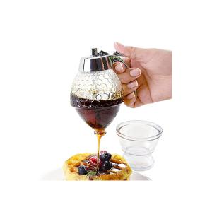 Quality Drip free honey dispenser transparent acrylic 200ml honeypot muffin companion wholesale