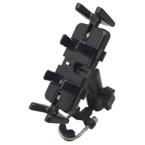 Quality 0.2kgs Motorcycle Handlebar Phone Mount , 6.3&quot; 4.7&quot; Smartphone Handlebar Mount wholesale