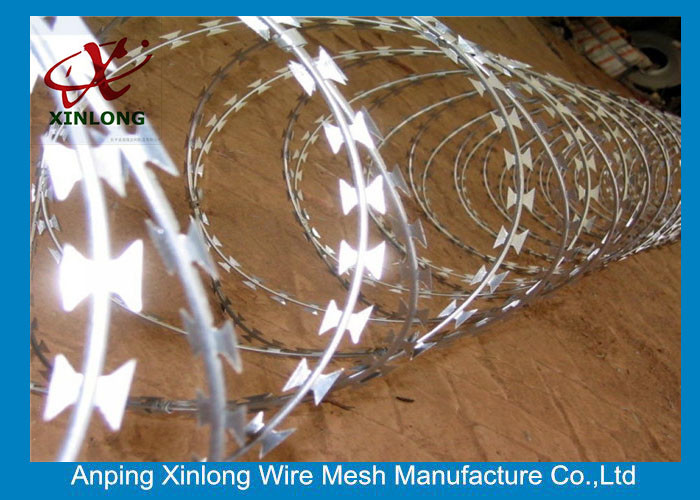 CBT BTO Razor Barbed Wire For Airport And Railway With Single Or Cross Coil