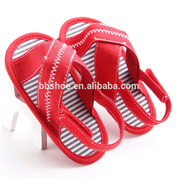 Quick shipping Casual Canvas baby barefoot slipper infant Walking shoes toddler sandals