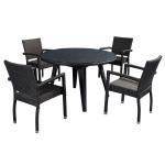 Poly Rattan Eco Friendly Garden Outdoor Table Chairs