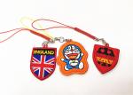Christmas Present Embroidered Fabric Keychain Festival Embroidered Key Tags