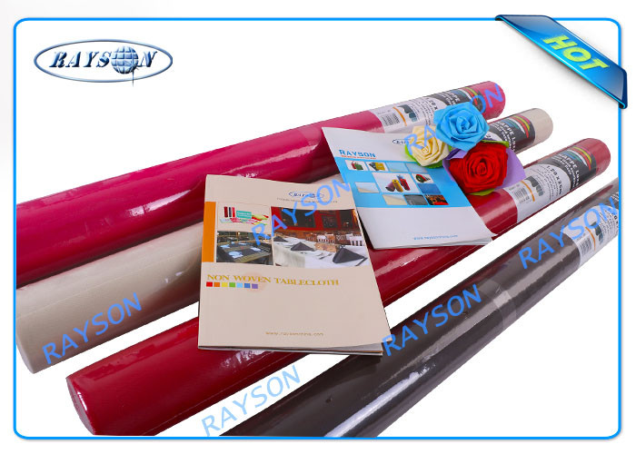 Golden Printing PP Non Woven Tablecloth , Spunbond Nonwoven Fabric Tablecloths