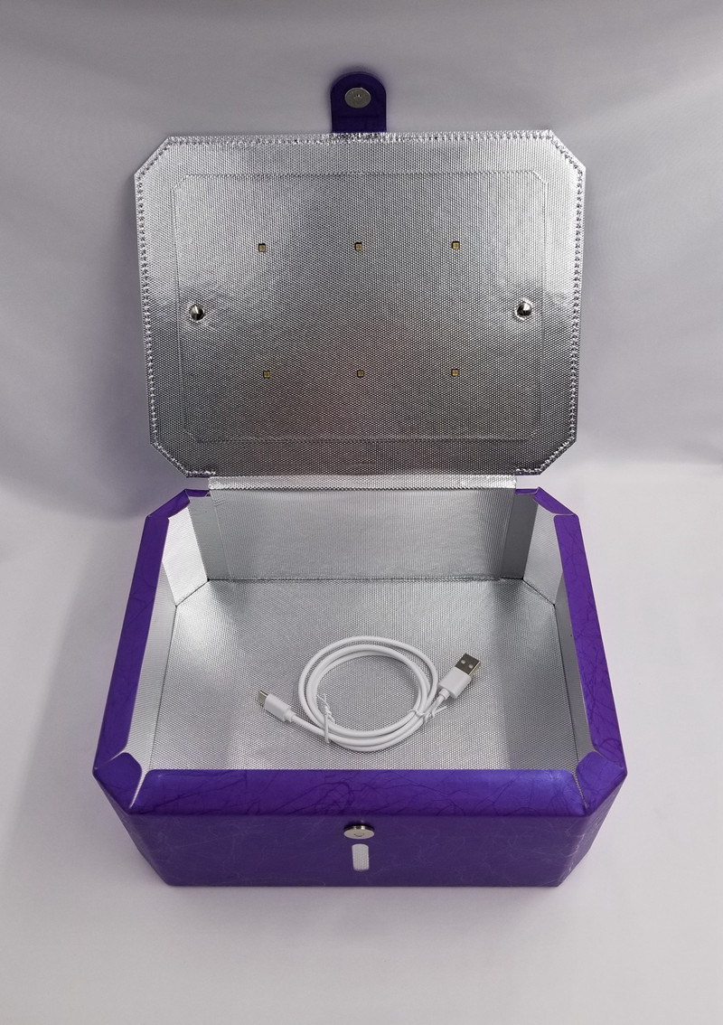 Purple Ozone Family 6 Pcs LED Lamp UV LED Sterilizer Bag
