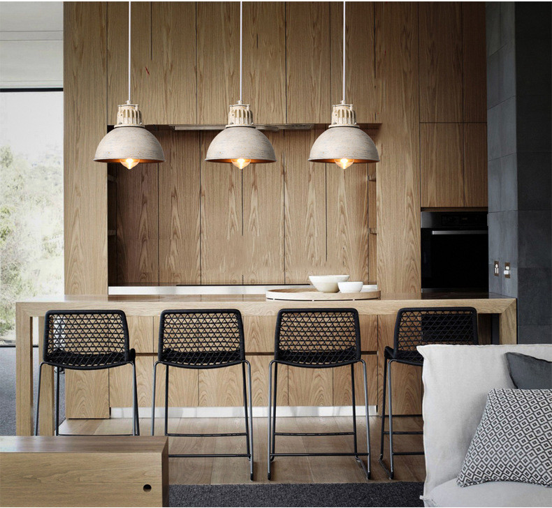 American Loft Chandelier Retro E27 Droplight Industrial Pendant Lamp(WH-VP-140)