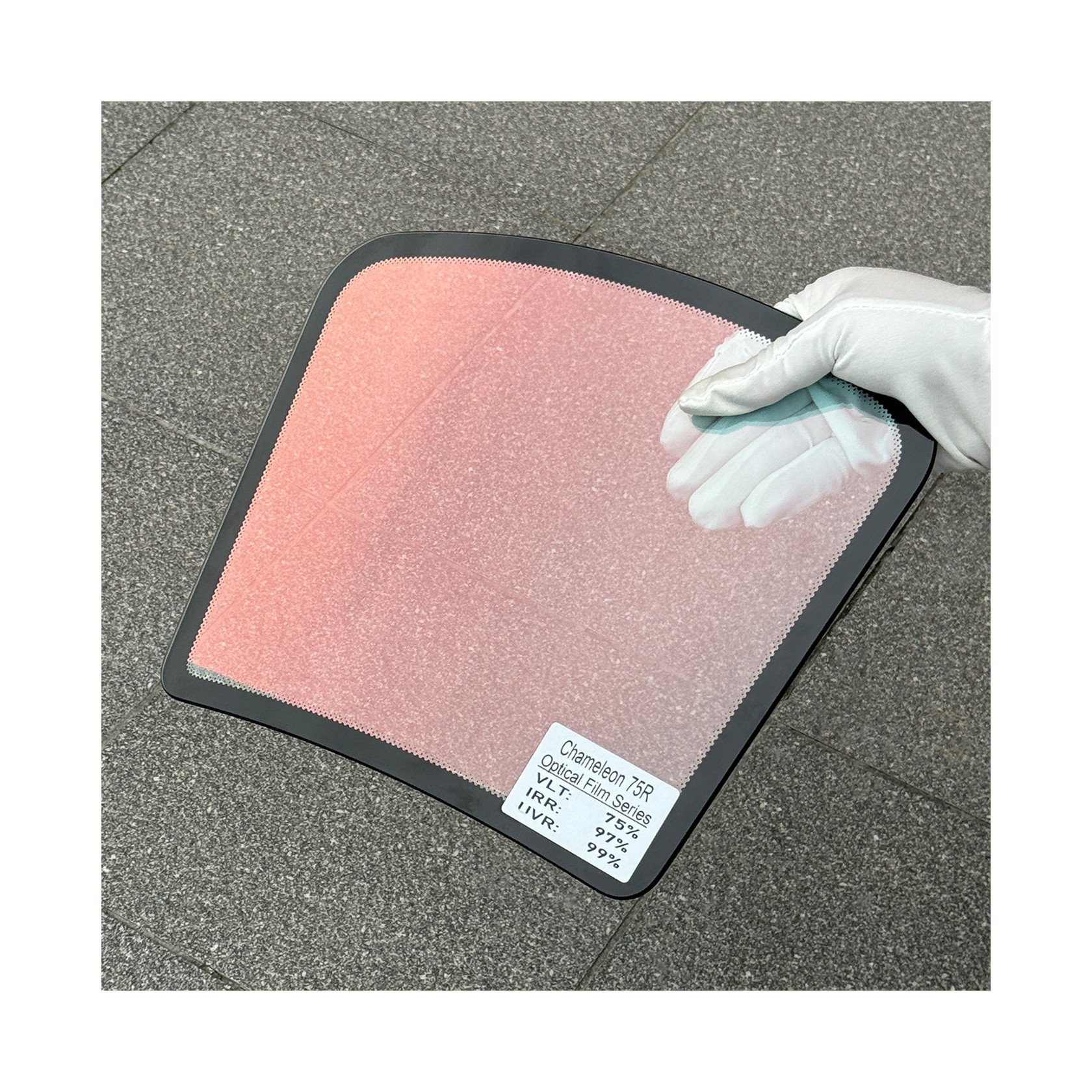 NASDIO Chameleon Window Film 80% Sakura Pink High Security Shatter Resistant