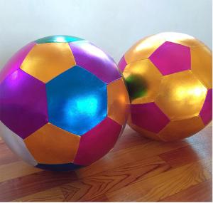 Quality 60cm Fabric Cloth Kids Giant Inflatable Soccer Ball Unisex FM-F-002 wholesale