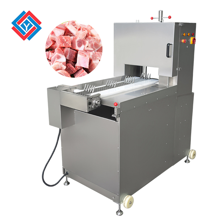 Automatic Pig Feet Cutting Machine With 4 Pcs Saw Chicken Chuncks Machine JYD-2550