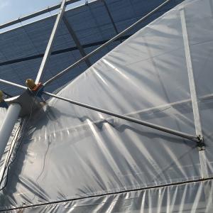 Quality Galvanized Steel Framework Clear PE Film Ventilation System Multi Span Greenhouse wholesale