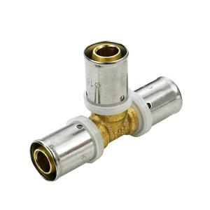 Quality Multilayer Tube Fittings Male Female Elbow Equal Tee Straight Press Brass Fittings wholesale