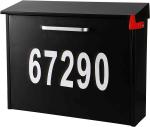 Residential Waterproof Iron Vertical Drop Post Box with Security Digital