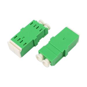 Quality Fiber Optic FTTH LC APC Adapter Duplex Green SC Foot Type Adaptor wholesale