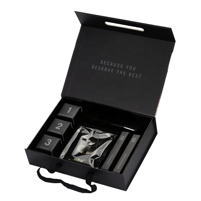 Custom Logo Luxury Magnetic Gift Hamper Box for Large Presents Durable and Elegant