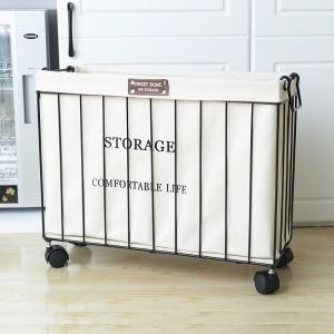 Quality Iron Dirty Clothes Basket North Europe Simple Toy Book Sundry Basket With Wheel Sewing Storage Basket wholesale