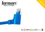 UTP 4pair Bare Copper Cat6 Patch Cable 90° Bending HDPE