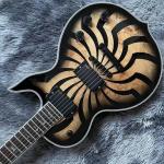 Custom Wylde Odin Audio Grail Charcoal Burst Buzzsaw Electric Guitar Accept OEM