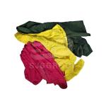 Reclaimed 20lb COLORED KNIT RAGS Absorbent Mixed Rags Cutting 100 cotton wiping