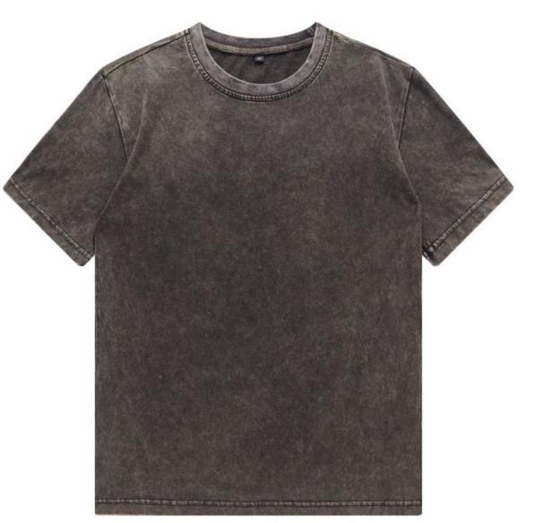 Oem Low Moq Clothing Manufacturer Men'S Vintage Wash 95% Cotton 5% Lycra Summer