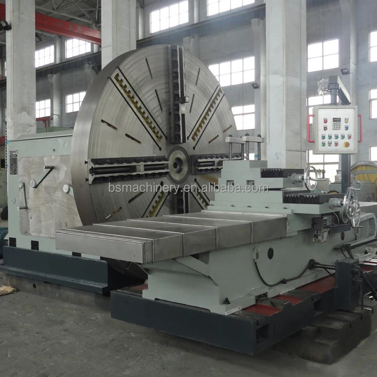 Floor Type Heavy Duty Horizontal Face Lathe Machine CW6180 CW6280 Manual