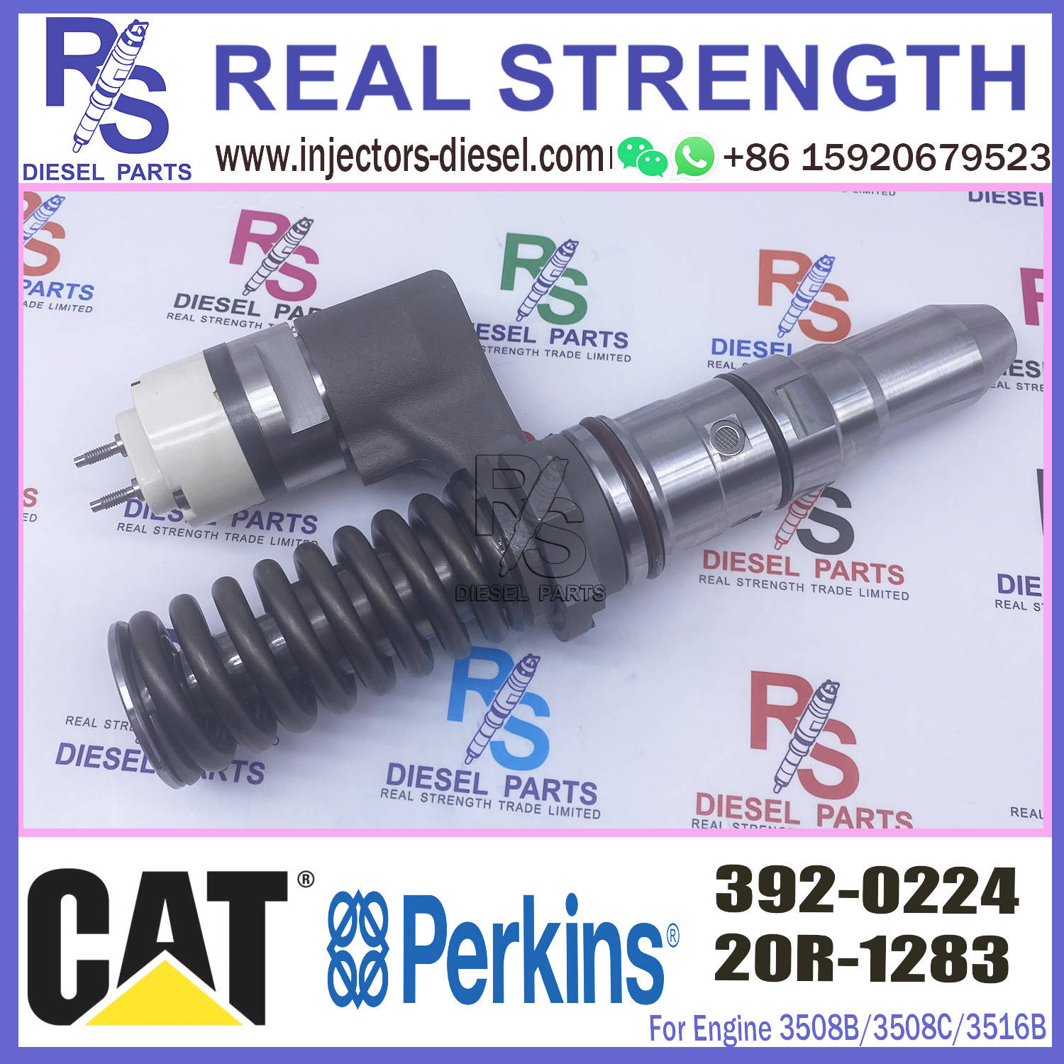 Diesel nozzle assembly common rail injector 3920224 392 0224 392-0224 for C10 C12 engine