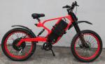 24" Wheel 200mm Rear Shock 60V 30Ah Electric Motorcycle