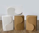 Environmental Takeaway Sugar Kraft Clamshel Food Packaging Paper Box