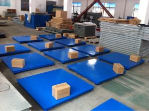 Quality Outdoor Large Wide Low Profile Platform Scales Industrial Floor Pallet Scale wholesale