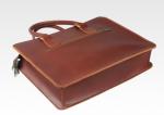 Messenger Cowhide Hard Art Leather Laptop Sleeve Bags Multi Laptop Carrying Case