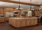 Beautiful Solid Wood Kitchen Cabinets Customized Classic Design From Foshan