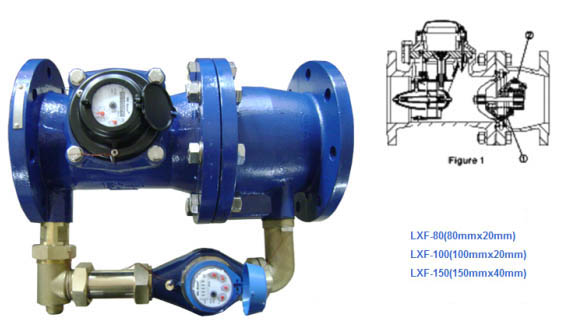 Magnetic Drive DN200 Woltman Water Meter , Flange Port PN16 Multi Jet Water Meter
