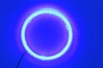Car Headlight Cob 90mm Angel Eyes RED BLUE Fog Lamp 12-18V
