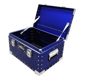 Quality Car Camping Kitchen Storage Box OEM Aluminum Camp Kitchen Box Blue wholesale