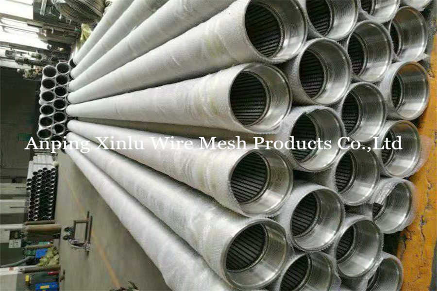 Slot 0.25mm Wedge Wire Screen Pipe For Filtering Purifying Filter Element